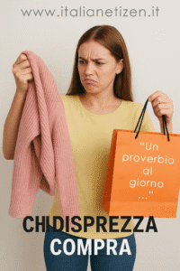 Scopri di più sull'articolo Chi disprezza compra