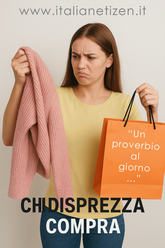 Chi disprezza compra