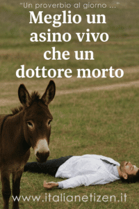 Scopri di più sull'articolo Meglio un asino vivo che un dottore morto