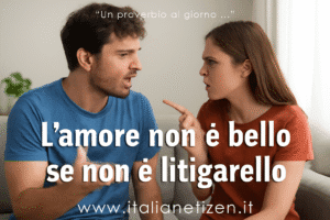 Scopri di più sull'articolo L’amore non è bello se non è litigarello