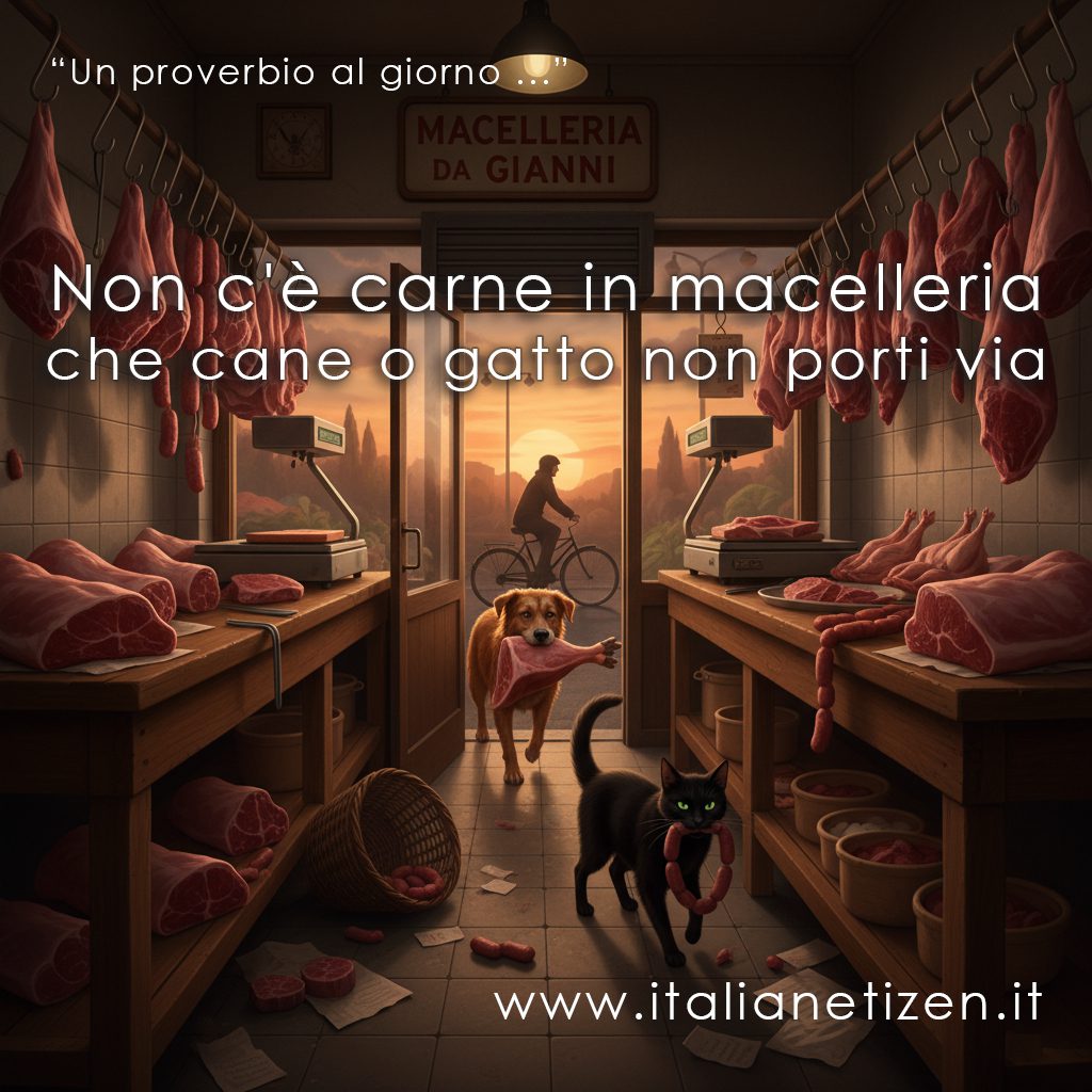 Non c’è carne in macelleria che cane o gatto non porti via