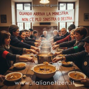 Scopri di più sull'articolo Quando arriva la minestra, non c’è più sinistra o destra