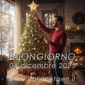 Scopri di più sull'articolo Buongiorno 4 dicembre 2025