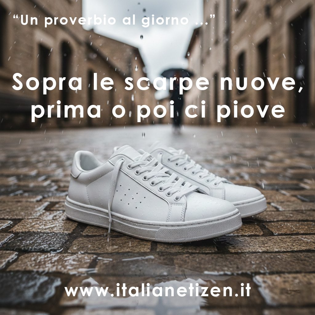 Sopra le scarpe nuove, prima o poi ci piove