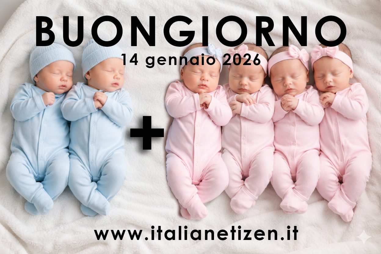 Al momento stai visualizzando Buongiorno 14 gennaio 2026