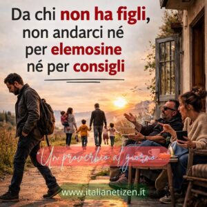 Scopri di più sull'articolo Da chi non ha figli, non andarci né per elemosine né per consigli