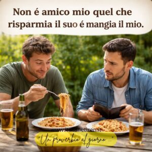 Scopri di più sull'articolo Non è amico mio quel che risparmia il suo e mangia il mio