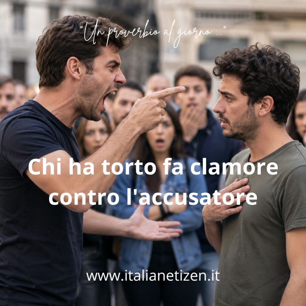 Chi ha torto fa clamore contro l’accusatore