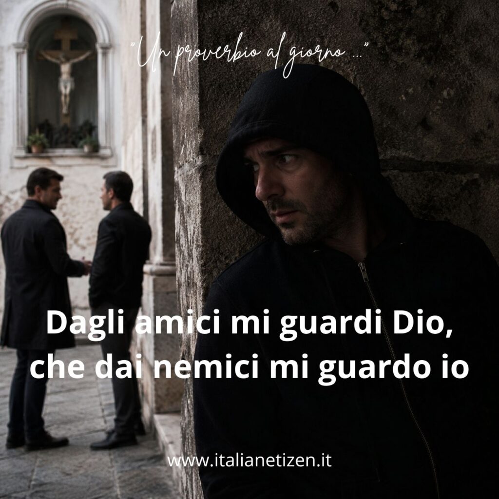 Dagli amici mi guardi Dio, che dai nemici mi guardo io