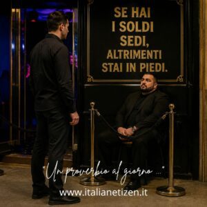Scopri di più sull'articolo Se hai i soldi siedi, altrimenti stai in piedi