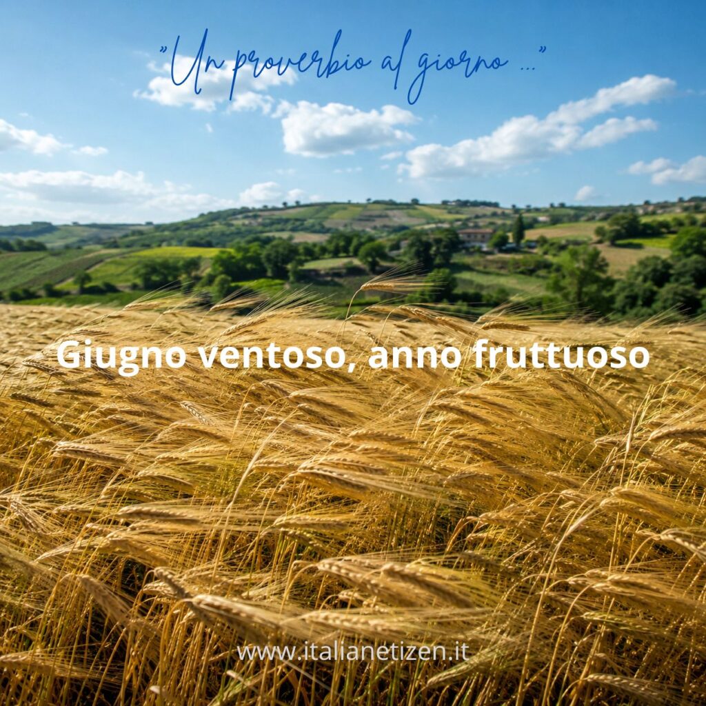Giugno ventoso, anno fruttuoso