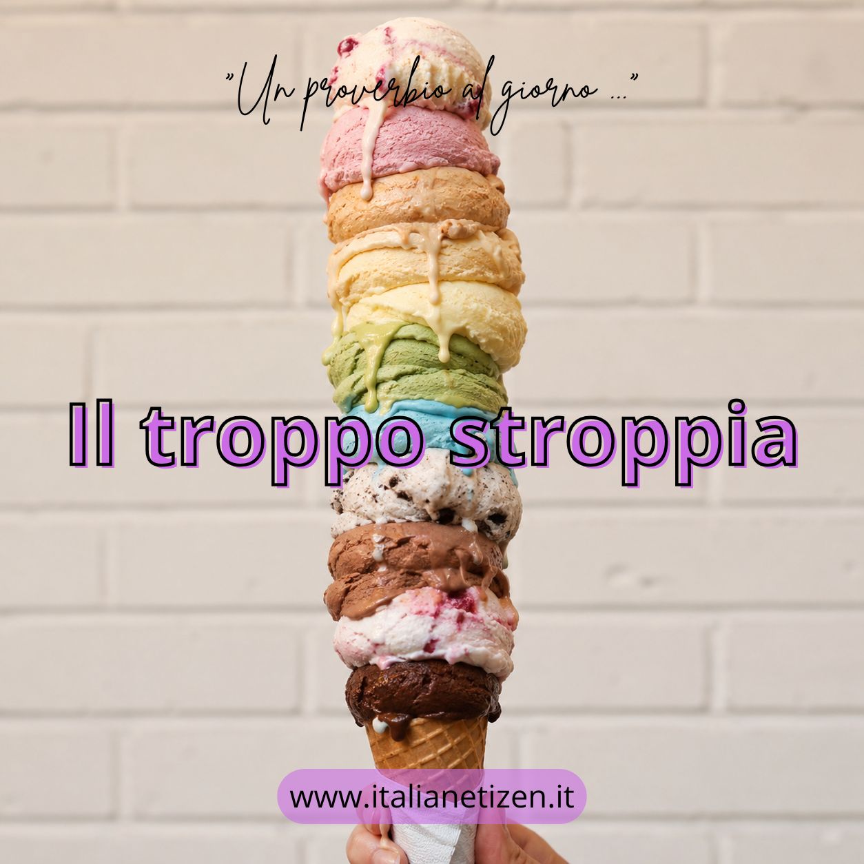 Al momento stai visualizzando Il troppo stroppia