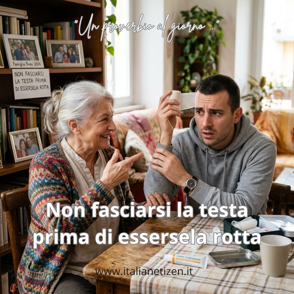 Al momento stai visualizzando Non fasciarsi la testa prima di essersela rotta