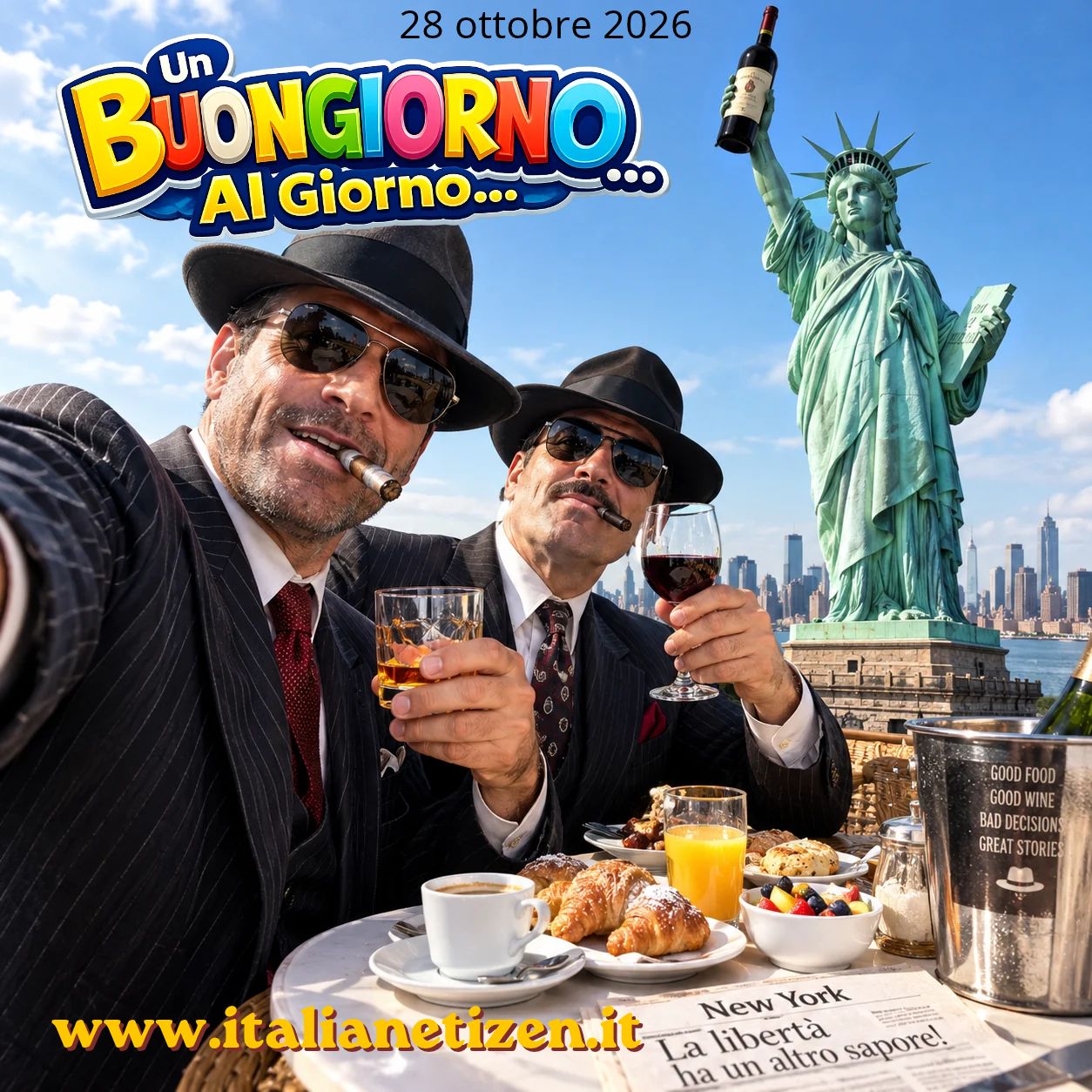 Al momento stai visualizzando Buongiorno 28 Ottobre 2026