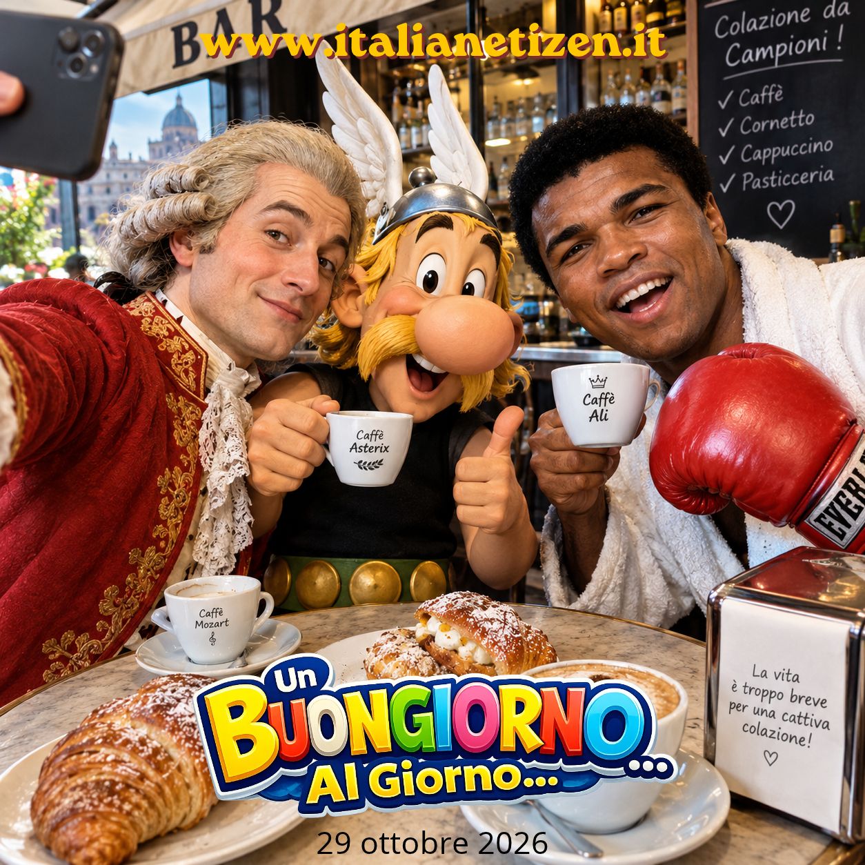 Al momento stai visualizzando Buongiorno 29 Ottobre 2026