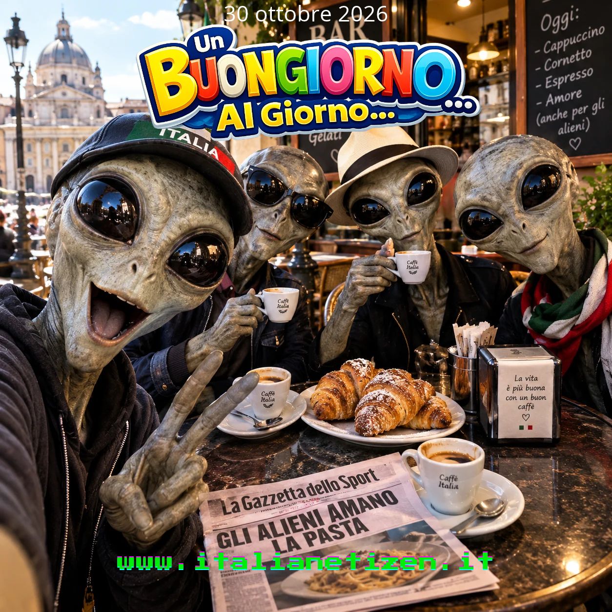 Al momento stai visualizzando Buongiorno 30 Ottobre 2026